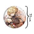 آینه جیبی خندالو طرح تورفین انیمه حماسه وینلند Vinland Saga مدل تاشو کد 27488 
