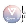 آینه جیبی خندالو مدل گروه سونتین Seventeen  کد 21659