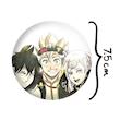 آینه جیبی خندالو مدل نوئل و آستا و یونو انیمه بلک کلاور Black Clover  کد 11737
