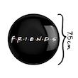 آینه جیبی خندالو طرح سریال فرندز  Friends مدل تاشو کد 3147 