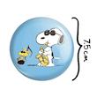 آینه جیبی خندالو طرح انیمیشن اسنوپی Snoopy مدل تاشو کد 13881 