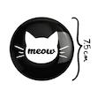 آینه جیبی خندالو طرح گربه Cat مدل تاشو کد 23332 