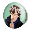 آینه جیبی خندالو طرح شرلوک هولمز Sherlock Holmes مدل تاشو کد 10167 