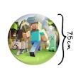 آینه جیبی خندالو طرح بازی ماینکرافت Minecraft مدل تاشو کد 23258 