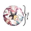 آینه جیبی خندالو طرح ارن و میکاسا و آرمین انیمه اتک آن تایتان Attack on Titan مدل تاشو کد 11036 