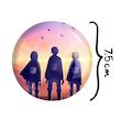 آینه جیبی خندالو مدل میکاسا و ارن و آرمین انیمه اتک آن تایتان Attack on Titan  کد 11053