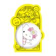 آینه جیبی خندالو طرح هلو کیتی Hello Kitty مدل تاشو کد 2474 