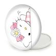 آینه جیبی خندالو طرح هلو کیتی Hello Kitty مدل تاشو کد 2474 