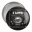 آینه جیبی خندالو مدل قهوه Coffee  کد 21989