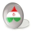 آینه جیبی خندالو طرح پرچم ایران مدل تاشو کد 20502 