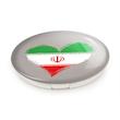 آینه جیبی خندالو طرح پرچم ایران مدل تاشو کد 20502 