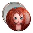 آینه جیبی خندالو مدل انیمیشن دلیر  Brave  کد 1681