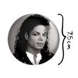 آینه جیبی خندالو مدل مایکل جکسون Michael Jackson  کد 3288