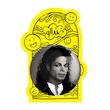 آینه جیبی خندالو مدل مایکل جکسون Michael Jackson  کد 3288