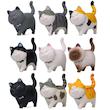 فیگور مدل گربه طرح Cute Cats مجموعه 9 عددی