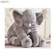 عروسک طرح فیل بالشتی مدل mommy elephant ارتفاع 60 سانتی متر