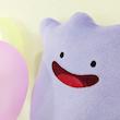 عروسک مدل دیتو پوکمون ditto Pokemon ارتفاع 16 سانتی‌متر