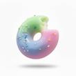 فیجت ضد استرس مدل اسکوییشی طرح دونات کد DONUT-TRB