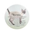 فیگور مدل گربه سیامی طرح Siamese کد CA954-5 ارتفاع 6.7 سانتی‌متر
