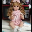 عروسک سیلیکونی مدل Reborn-Baby ارتفاع 50 سانتی متر