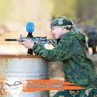 تفنگ بازی مدل تیر ژله ای Mini M416