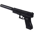 ست تفنگ بازی مدل کلت لیزردار metal p-180