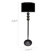 آباژور ایستاده مدل Black.390.4325