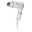 سشوار مسافرتی 1100 وات پارس خزر مدل HD-861P، موتور DC، وزن 340 گرم، المنت فلز، دارای سری متمرکز‌کننده با ویژگی صاف‌کنندگی