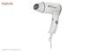 سشوار مسافرتی 1100 وات پارس خزر مدل HD-861P، موتور DC، وزن 340 گرم، المنت فلز، دارای سری متمرکز‌کننده با ویژگی صاف‌کنندگی