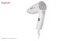 سشوار مسافرتی 1100 وات پارس خزر مدل HD-861P، موتور DC، وزن 340 گرم، المنت فلز، دارای سری متمرکز‌کننده با ویژگی صاف‌کنندگی
