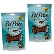 تشویقی سگ و گربه پت پرایز مدل Soft Chicken Strips وزن 50 گرم بسته 2 عددی