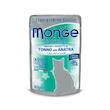 پوچ گربه بالغ مونژه مدل Monge Natural با طعم ماهی تن و اردک وزن 80 گرم