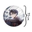 آینه جیبی خندالو طرح لیوای آکرمن انیمه اتک آن تایتان Attack on Titan  کد 4847