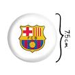 آینه جیبی خندالو طرح باشگاه بارسلونا FC Barcelona مدل تاشو کد 2094 