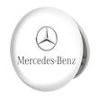 آینه جیبی خندالو طرح مرسدس بنز Mercedes Benz مدل تاشو کد 23510 