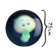 آینه جیبی خندالو طرح انیمیشن روح Soul مدل تاشو کد 3390 