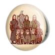 آینه جیبی خندالو طرح ارباب حلقه ها  Lord of the Rings مدل تاشو کد 4756 