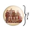 آینه جیبی خندالو طرح ارباب حلقه ها  Lord of the Rings مدل تاشو کد 4756 