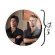 آینه جیبی خندالو مدل خاطرات یک خون آشام The Vampire Diaries کد 20241