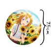 آینه جیبی خندالو طرح هونوکا انیمه لاو لایو Love Live مدل تاشو کد 18280 