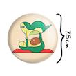 آینه جیبی خندالو مدل آووکادو کد 2390