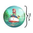آینه جیبی خندالو طرح انیمه پونیو Ponyo  کد 4896