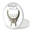 آینه جیبی خندالو طرح انیمه توتورو Totoro مدل تاشو کد 4544 