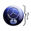 آینه جیبی خندالو طرح مرسدس بنز Mercedes Benz مدل تاشو کد 23506 