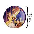 آینه جیبی خندالو طرح انیمیشن دیو  و دلبر Beauty And The Beast مدل تاشو کد 1791 