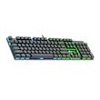 کیبورد گیمینگ گرین مدل GK802-RGB، مکانیکال سوییچ آبی، Full-Size، نورپردازی RGB