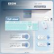کیبورد و ماوس بی سیم اکسون مدل Gk-600، سوییچ ممبران، Full-Size