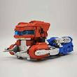 اکشن فیگور مدل ترنسفورمر اپتیموس پرایم طرح Transformer Optimus Prime Robot Car TW-1030 Baiwai ارتفاع 18 سانتی متر