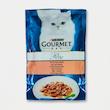 پوچ گربه بالغ گورمت مدل Gourmet Perle طعم ماهی سالمون وزن 85 گرم