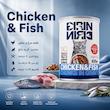 کنسرو غذای گربه بالغ دیرین دیرین مدل Chunk طعم مرغ و ماهی وزن 425 گرم
